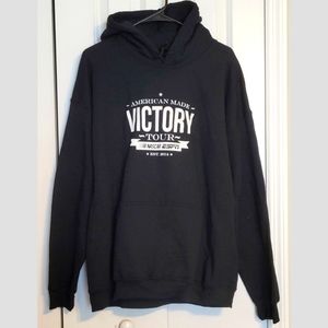 NASCAR ESPN American Made Victory Tour Black Sweatshirt Hoodie Size XL